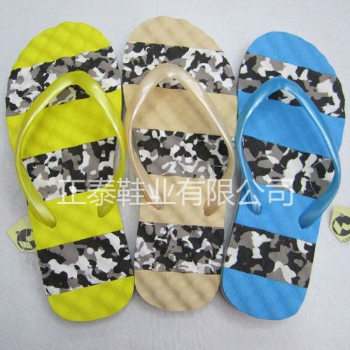 supply eva color matching camouflage massage flip flops