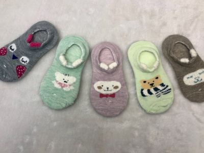 Pure cotton stereoscopic children's cartoon socks animal headboat socks breathable comfortable, cheap socks