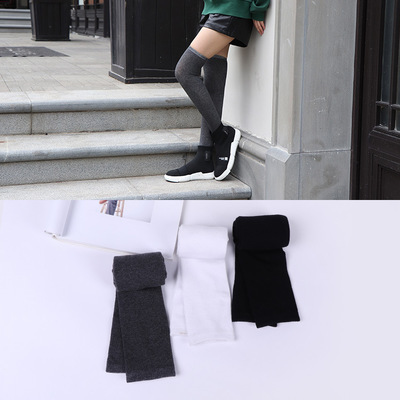 The flat color of the flat socks female winter, the new day series stockings pile socks pile socks students stockings.