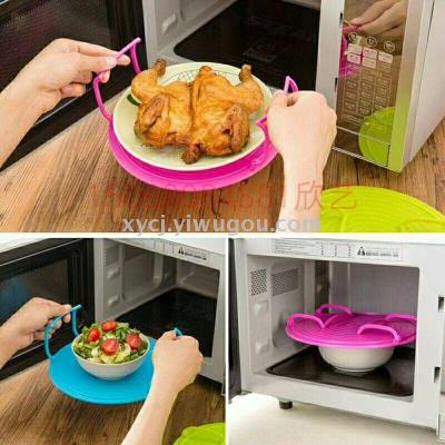 Multi-functional microwave oven heating layered steam rack tray rack with double layer insulation tray rack.