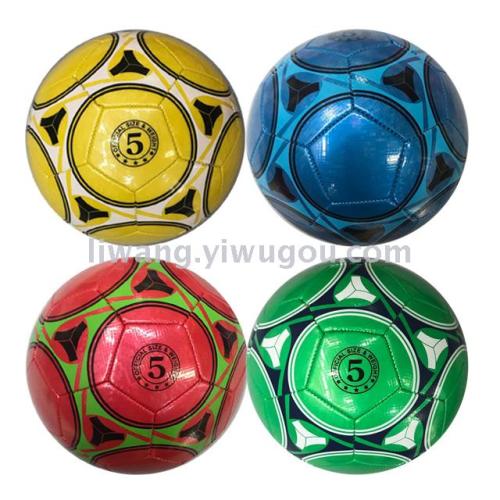 no. 5 laser color football primary and secondary school students competition training multi-color can be customized