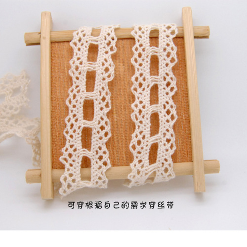 2.3cm Wearable Ribbon Cotton Cotton Lace Can Be Used for Clothing/Home Textile Fabric/DIY Fabric