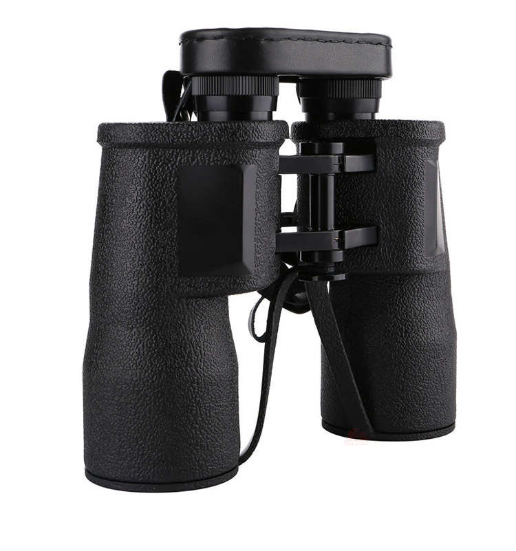 T98式10X50双筒高倍高清望远镜 带牛皮盒子