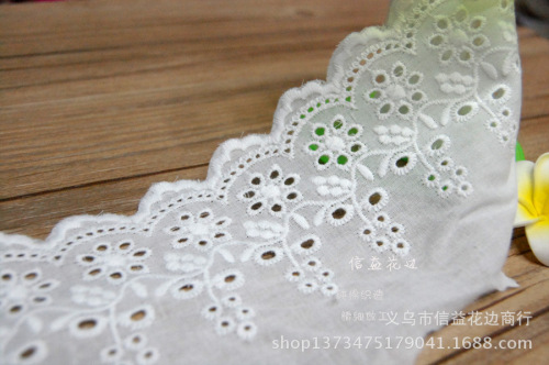 [Boutique] 10cm Cotton Cloth Embroidery Lace Material/DIY Clothing Handbag Gloves/Bedding Accessories