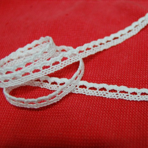 0.8cm Exquisite Cotton Thread Lace Oversleeve Lace/Pillow Accessories/Clothing Accessories/DIY Fabric