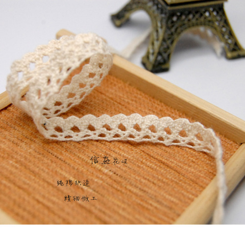 0.9cm exquisite cotton thread lace diy accessories