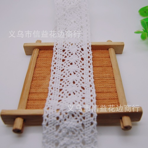 3.2cm exquisite bilateral cotton thread cotton lace women‘s socks/clothing/home textile fabric accessories