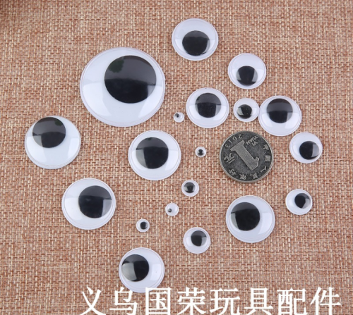 plush toy eye accessories toy accessories ordinary black and white movable eye handmade manufacturer wholesale