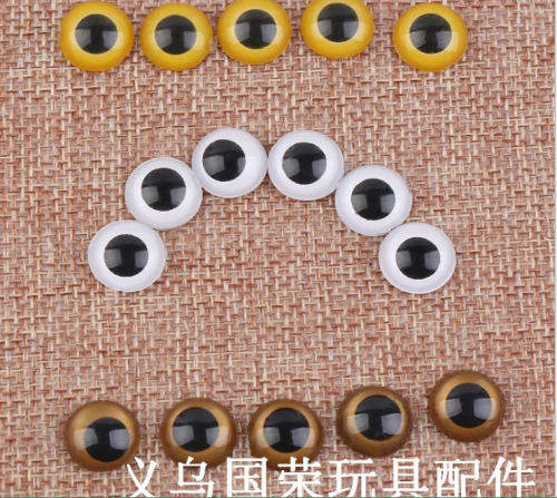 spot supply toy accessories eyes flat brown red yellow art eyes cocoa eyes animal eyes direct sales
