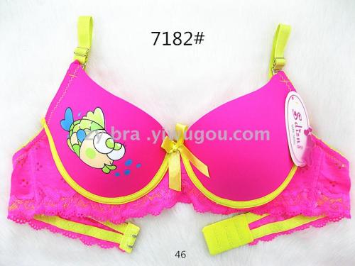 foreign trade export girl bra development period student girl underwear women bra factory direct sales