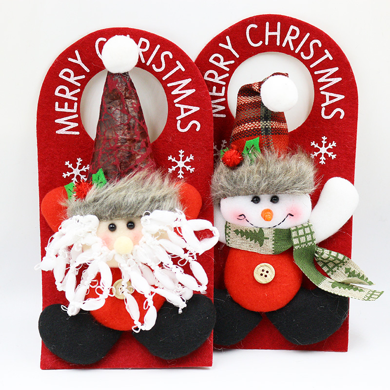 圣诞节装饰品无纺布圣诞门挂