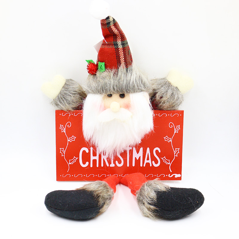 圣诞节装饰品15.5寸字牌老人