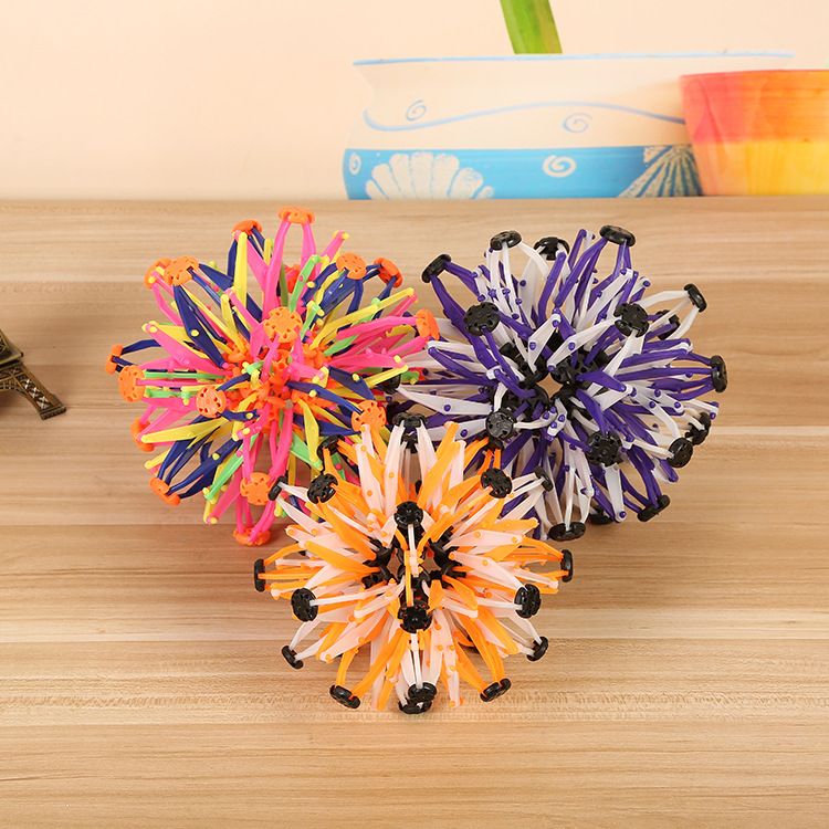 厂家直销 开花球伸缩球变形球大号开花球 儿童益智玩具 球类玩具