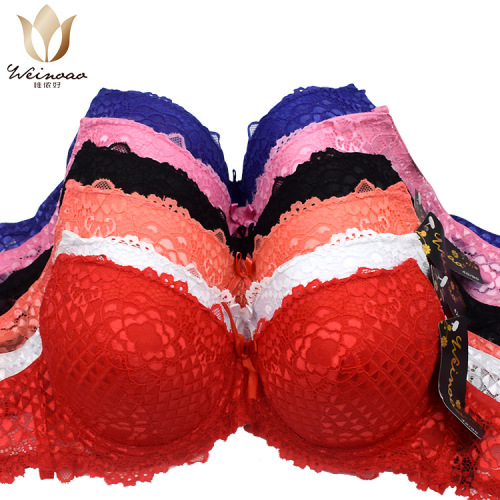 top thin bottom thick foreign trade bra women‘s underwear spot sexy lace edge yiwu bra bra wholesalers