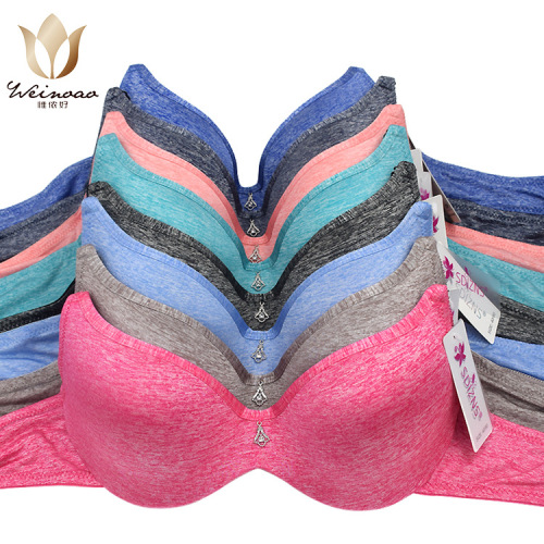 Comfortable Thin Women‘s Bra New Soft Underwear Foreign Trade Spot Yiwu Bra Cross-Border Wholesale Firm