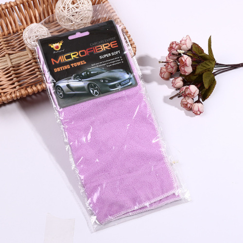 new single card pack plain microfiber rag stain-free oil dish towel wholesale