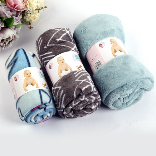Wholesale Shancoral Velvet Printing Baby Blanket Newborn Baby Blanket Home Textile Supplies Baby Blanket Factory Direct Sales 
