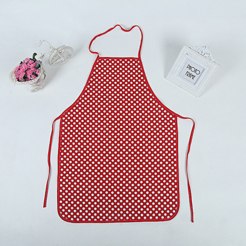 Hot Selling Hot Selling Women‘s Household Dot Apron Creative DIY Apron Home Kitchen Apron Stall Supply Wholesale