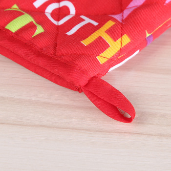 韩版时尚英文印花微波炉手套 家用烘焙烤箱手