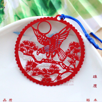 金属书签定制 圣诞艺送老外小礼品 中国特色工