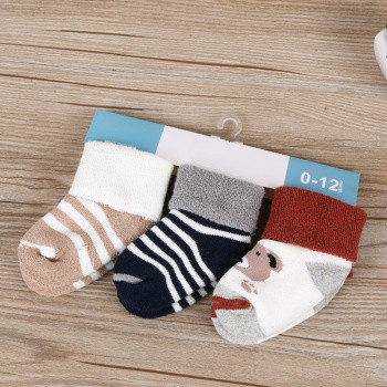 True Emperor Love Babies‘ Socks Autumn and Winter Cute Cartoon Boy Socks Cotton Socks Baby‘s Socks