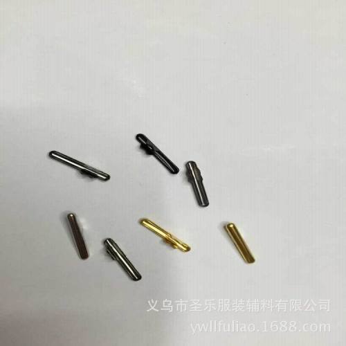Factory Direct Sales Clothes Accessories Ferrule Two Points Small Clasp Pin Charm Bracelet Wire Clamp Wholesale