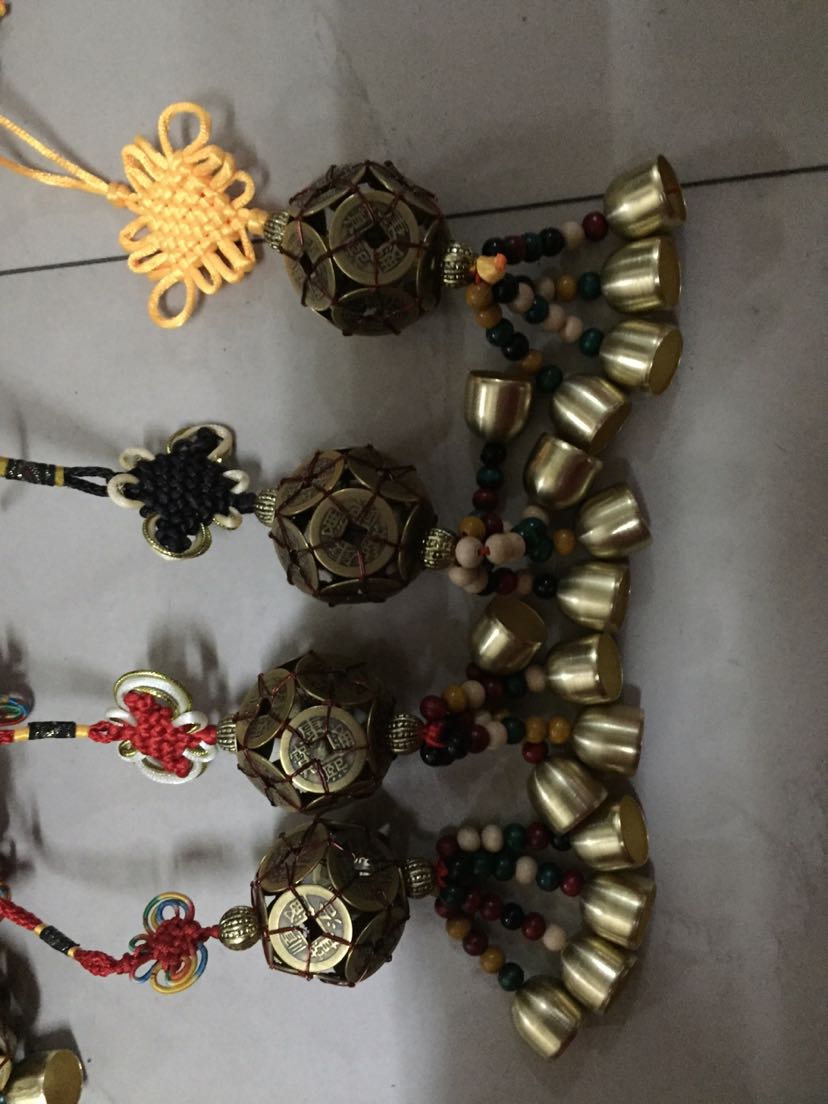 全铜路路通车挂 挂件 铜钱挂件五帝钱