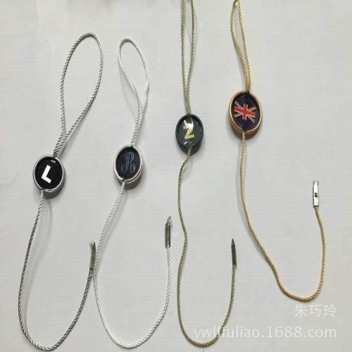 Supply Aluminum Charm Bracelet， Plastic Hanging Tablets Charm Bracelet， Hang Rope Customized