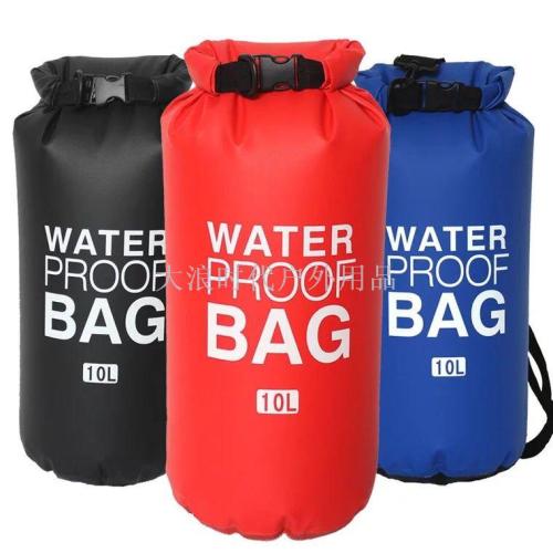 Big Wave Life Jacket Customizable PVC Mesh Cloth Waterproof Bag Outdoor Drifting Bag Waterproof Bucket Bag Beach Dry Bag