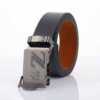 热销新款休闲男士皮带自动扣腰带毛底压板机男