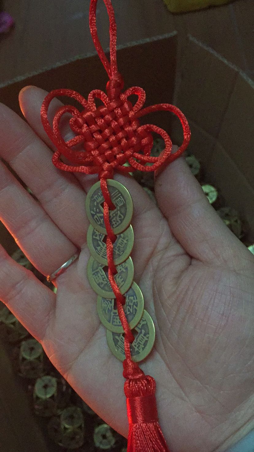 厂家直销全铜五帝钱挂件 铜钱现货批发