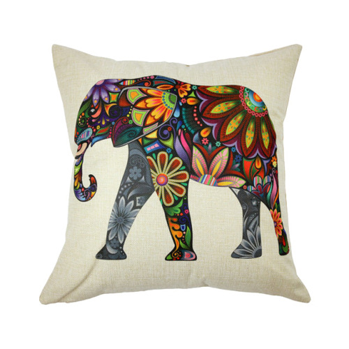 korean style fresh mori style elephant cushion cover cute cartoon deer