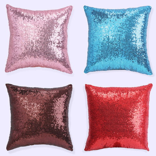aliexpress foreign trade european sequined pillow cover hotel sofa pillow cover customization car cushion cover household supplies