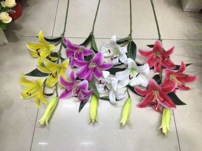 Imitate flower lily factory direct sale.