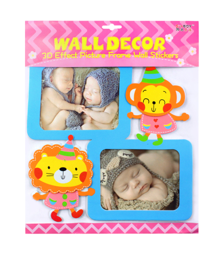 Eva High-End Wall Stickers 3 D5d7d Three-Dimensional Stickers Children‘s Photo Frame Stickers Layer Stickers Indoor Decorative Sticker