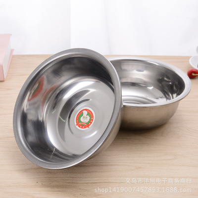 Manufacturer direct selling and thickened stainless steel soup bowl seasoning bowl seasoning gift item 