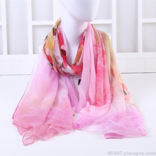 bright style shawl high quality sunscreen gorgeous beautiful scarf colorful spinning scarf elegant graceful silk scarf