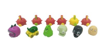 Six plants fight zombies with the toy twist egg gift toy.