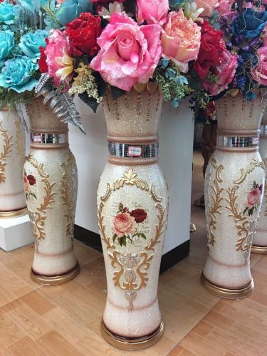 80cm ceramic vase 32-inch low temperature vase european floor vase 80cm 32
