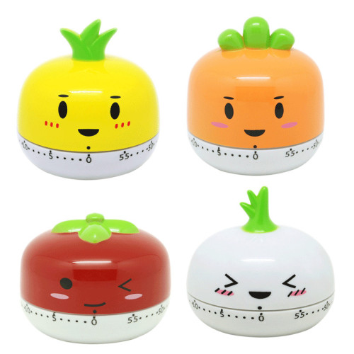 Rb208 Mechanical Timer Cute Cartoon fruit and Vegetable Timer