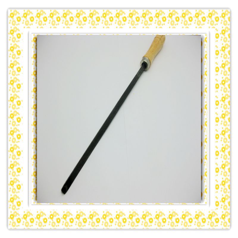 厂家直供 木柄8寸三角钢锉 锉刀 五金工具