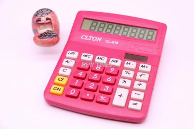Manufacturer direct selling ultra - smart CLTON cl-516 multicolored calculator 8 digits.