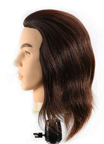 男人体模特头100%的人头发美发师培训头曼尼