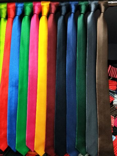 Tie Bow Tie Monochrome Satin Fabric