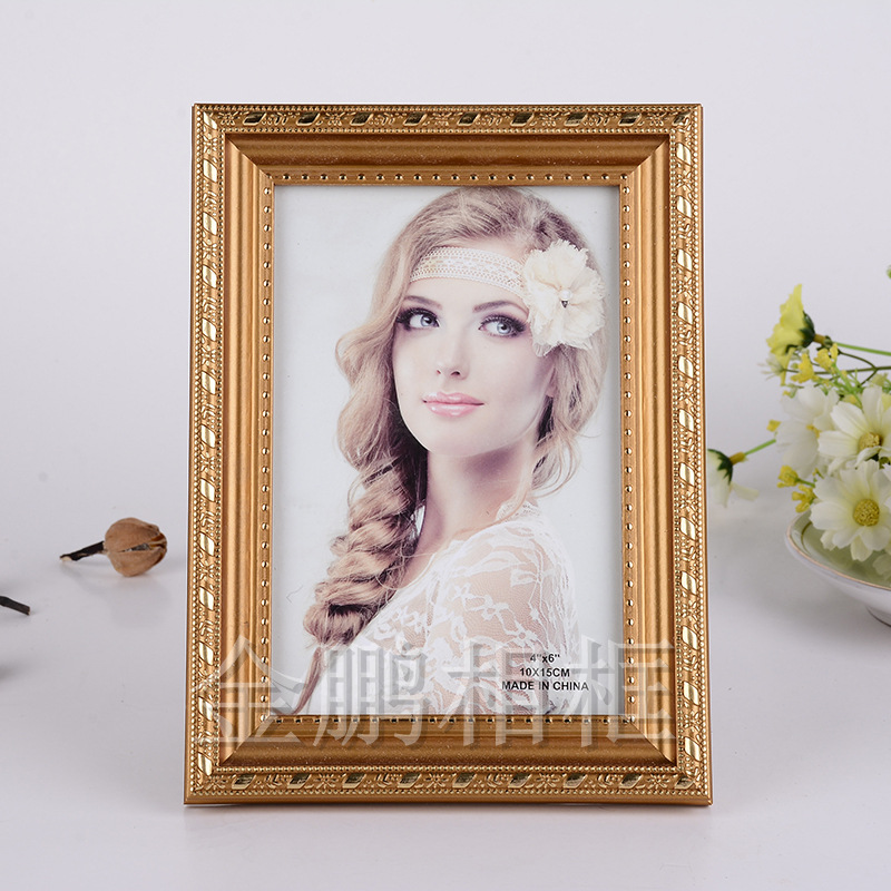 高档复古凹凸木纹相框   8 10 12 20 28寸画框木质相架A4相框摆台