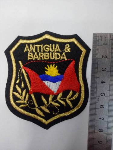 Emboridery Label Cloth Sticker Badge patch Trademark with Glue 