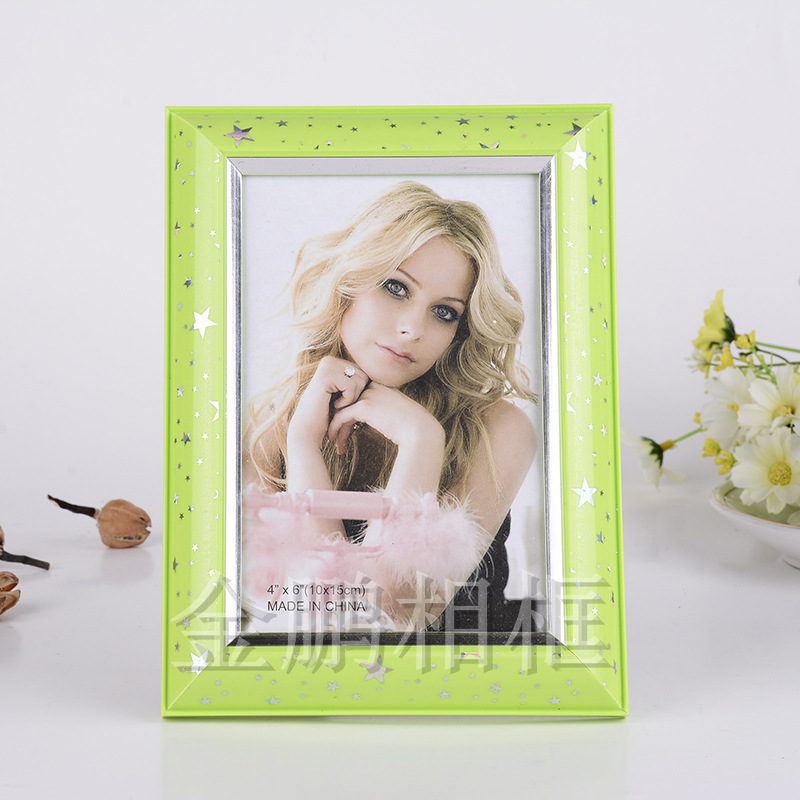 绿色复古创意欧式美式7寸10寸12寸照片相框 摆台组合相架批发画框