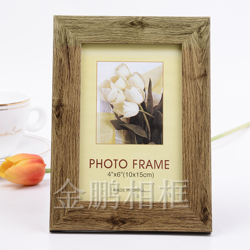 美式相框欧式乡村木复古摆台组合创意装饰画框挂墙3/6/7/8/10寸