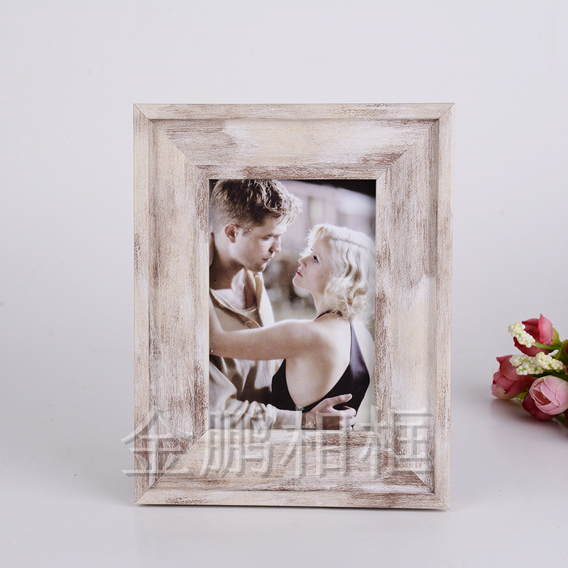 相框批发 复古摆台8寸7寸10寸6寸方形A4做旧欧式创意美式画框