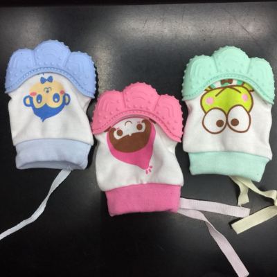 Silicone gloves for babies and toddlers